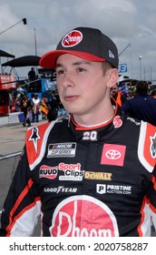 Long Pond, PA, USA - June 26, 2021:  NASCAR Driver Christopher Bell Awaits The Start Of The 2021 NASCAR Pocono Organics CBD 325 At Pocono Raceway In Pennsylvania.