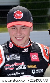 Long Pond, PA, USA - June 26, 2021:  NASCAR Driver Christopher Bell Awaits The Start Of The 2021 NASCAR Pocono Organics CBD 325 At Pocono Raceway In Pennsylvania.