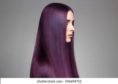 Purple Hair Images Stock Photos Vectors Shutterstock