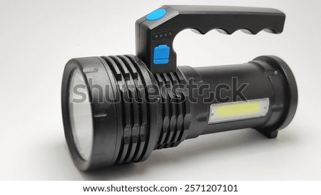 Long Range Outdoor Multifunctional Flashlight Long Battery Life Rechargeable Portable LED Light. 