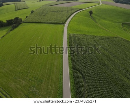Similar – Image, Stock Photo long way between fields