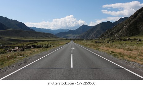 long road to the mountains - Shutterstock ID 1795253530