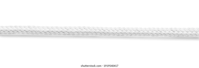 Long Rope On White Background