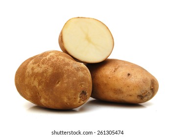 A Long Russet Potato