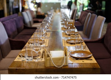 Long Served Feast Table.
Festive Table In The Restaurant.
Interior Of The Banquet Hall In The Cafe.
Banquet Table In The Restaurant.
Place Of Celebration