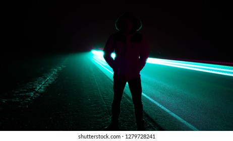 Long shutter speed lights