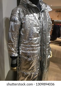 Long Silver Jacket For Men By Ralph Lauren 
