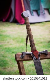 Long Sword Handle Closeup