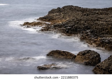 Long Term Exposure Of Stone Columns Of Giants Causeway 