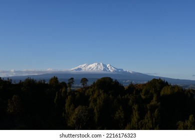 Long View Of Mount Ruapehu.