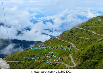 Long Winding Roads Leading To The Beautiful City Of Gangtok....