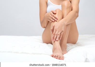 Long Woman Legs With Smooth Soft Skin