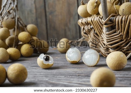 Longan fruit is a tropical tree. The fruit of the longan is similar to that of the lychee. It is native to tropical Asia.