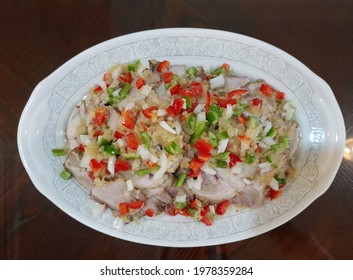 A Long-boiled Chinese Dish With Spices Such As Octagonal And Fennel In Pork Or Beef.