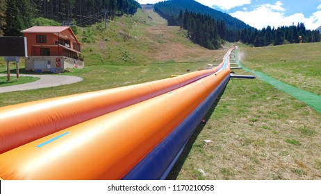 Longest Inflatable Aqua Park Water Slide