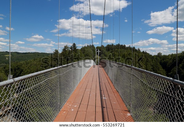 Longest Pedestrian Bridge North America Longest Stock Photo Edit Now 553269721