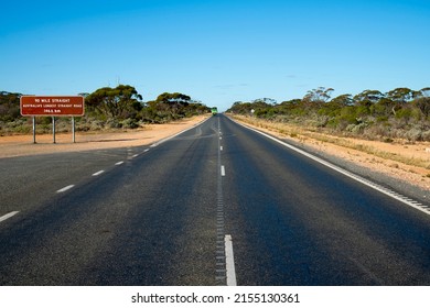 The Longest Straight Road In Australia