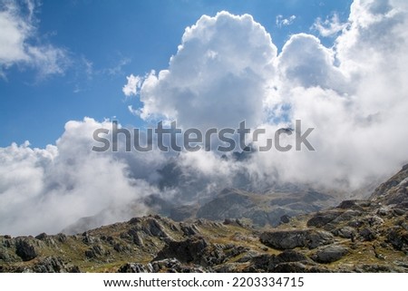 The Longet lakes on the border between the province of Cuneo and Haute Provence