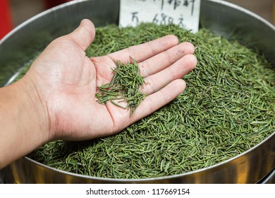 Longjing Tea In The Market