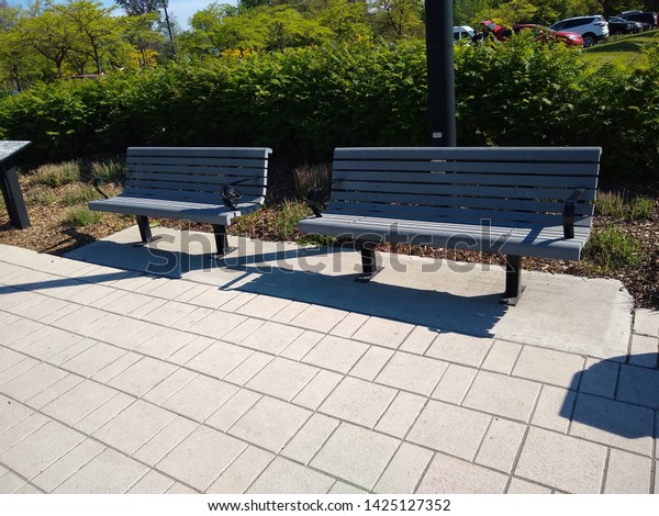 Longueuil Quebec Canada June 9 2019 Parks Outdoor Objects Stock
