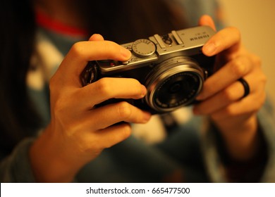 look the camera