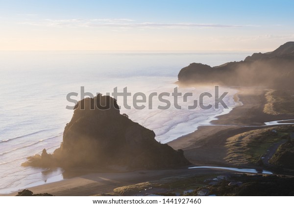 Look Out Lion Rock Piha Beach Stock Photo Edit Now 1441927460