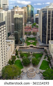 Looking Across Brisbane's Anzac Square