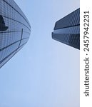 Looking for Big buldings and sky in South Jakarta , Indonesia. Beautifull morning