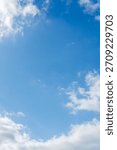 Looking up at the blue sky and clouds at the end of autumn 28
