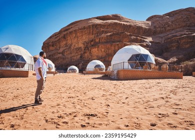 looking at the bubble camp shops
