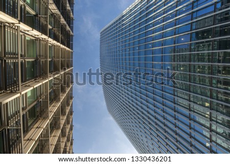 Image, Stock Photo skyscrapers Architecture