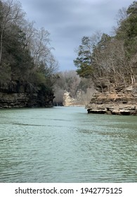 Looking down the Caney Fork River