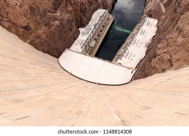 Looking down the Hoover Dam, Nevada/Arizona