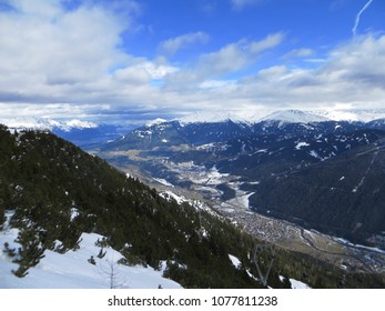 Looking down into the valley