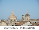 Looking down on Catania from above.