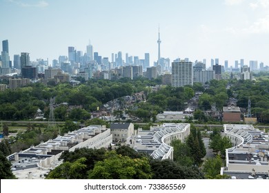 Looking Down On George Brown College And The Annex Neighborhood