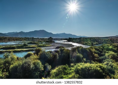 Looking Down On The Snake River In Swan Valley, Idaho.