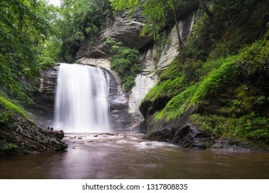 Looking Glass Falls In Brevard, North Carolina