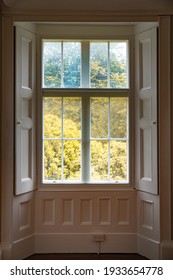 Looking at a house at a window