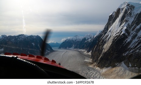 Looking Into Ruth Glacier Valley