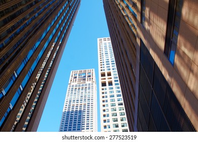 Looking Up Lower World Trade Center,Beijing,China