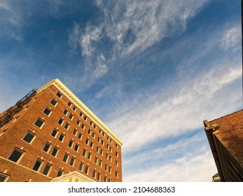 Looking Up At The Michael J. Howlett Building In Downtown Springfield, Illinois