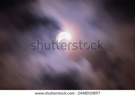 looking up on the solar eclipse abstract moving sky copy space background image, apr 8 th NY state 2024