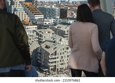 Looking At Oslo City Skyline