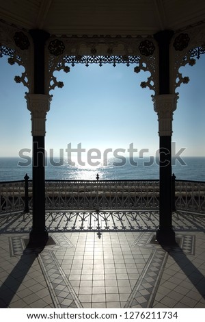 Similar – Seagulls on railings