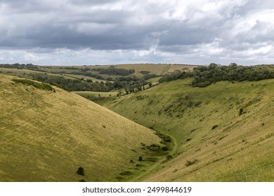 Looking out over Devil's Dyke in the South Downs