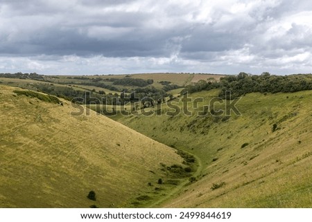 Looking out over Devil's Dyke in the South Downs