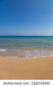 Looking out over the Mediterranean Sea, at Golden Beach in Cyprus - Shutterstock ID 2169156995