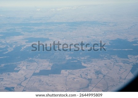 Looking out a plane window