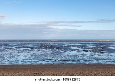 Looking Out To Sea From Littlestone Beach On The Kent Coast